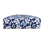 Nautical Blue Hibiscus Weekender Bag