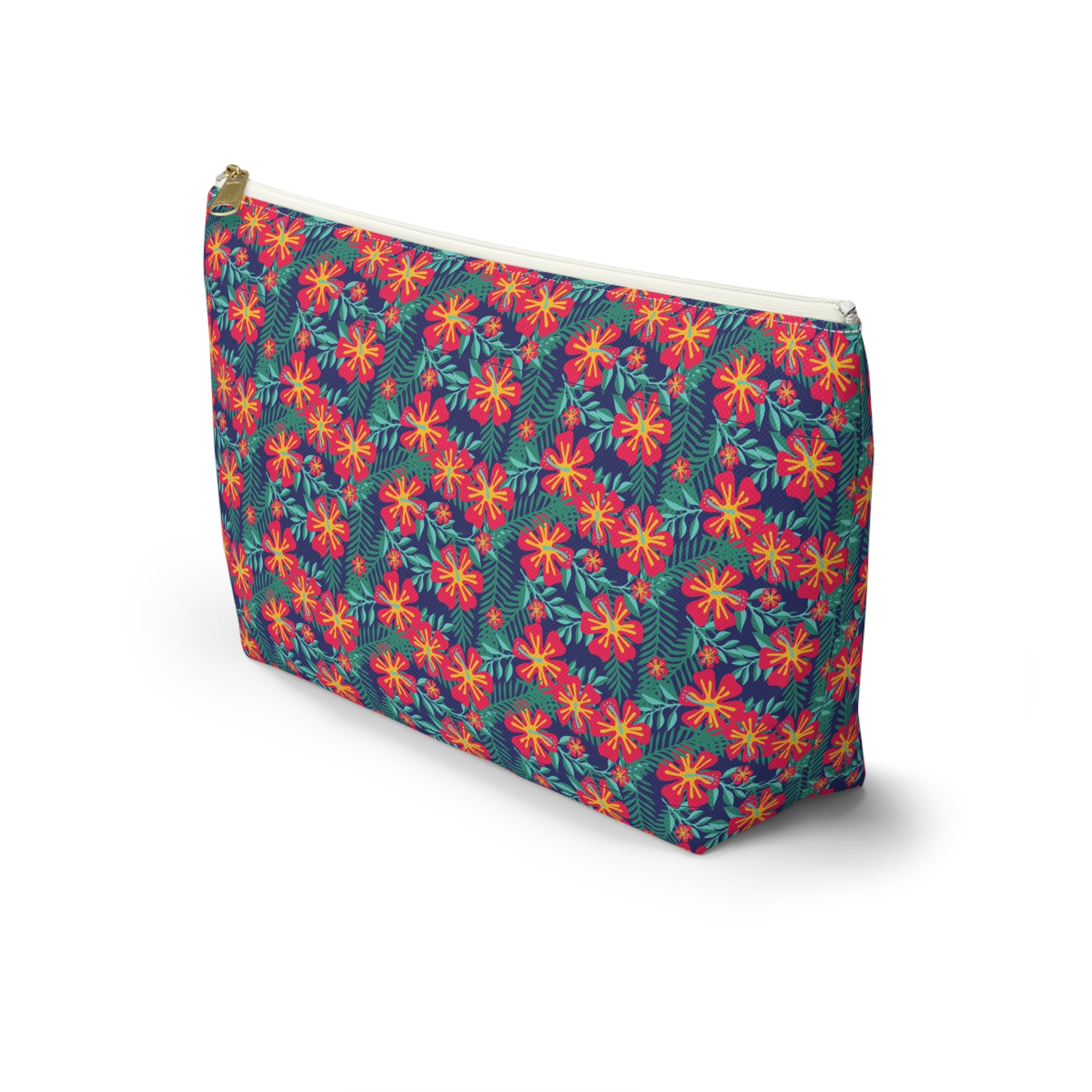 Tropical Jungle Floral Cosmetic Bag