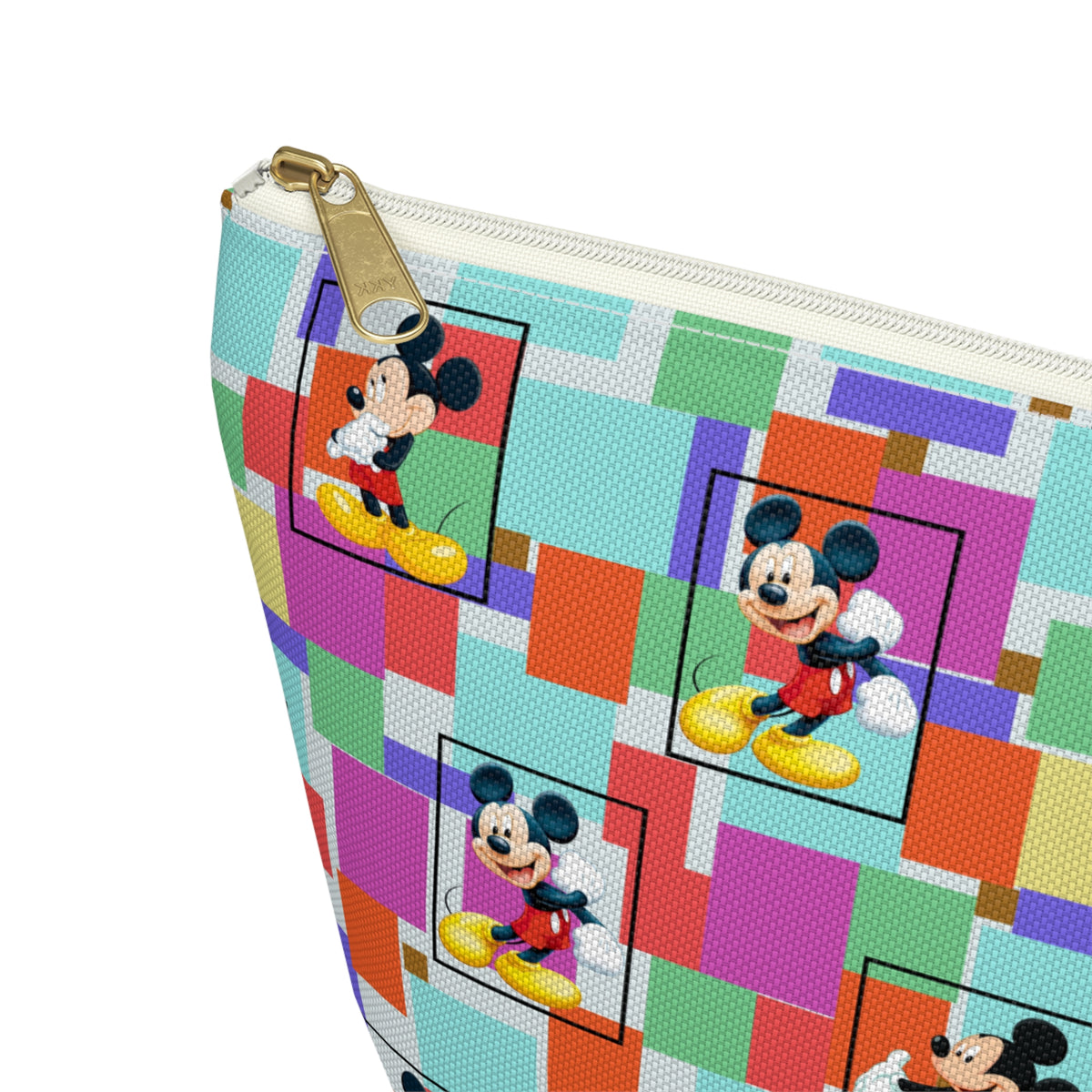 Colorblock Mickey Cosmetic Bag