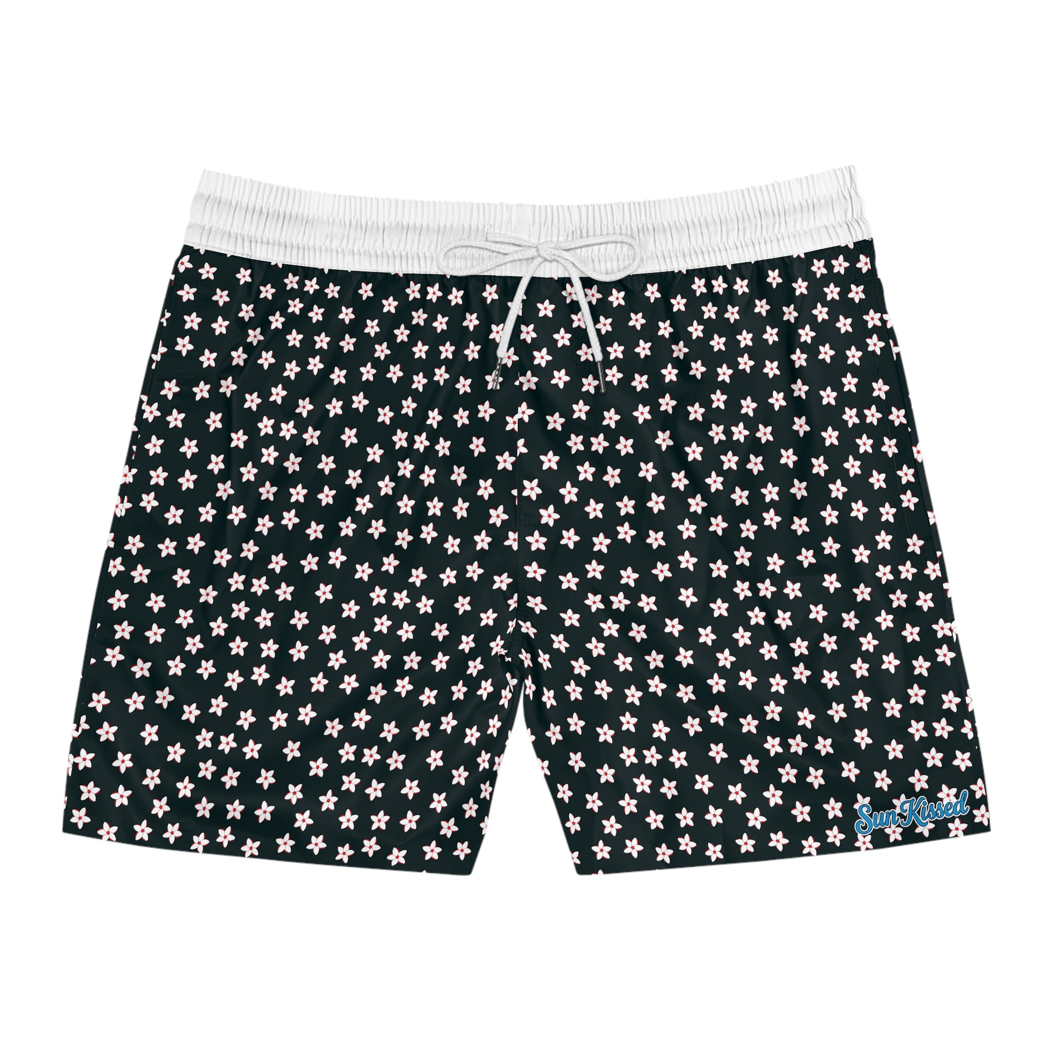 Flowering Daisies Floral Swim Trunks