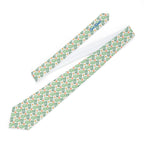 Plumeria Flowers Mens Necktie