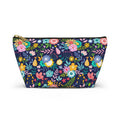 Floral Night Bouquet Cosmetic Bag