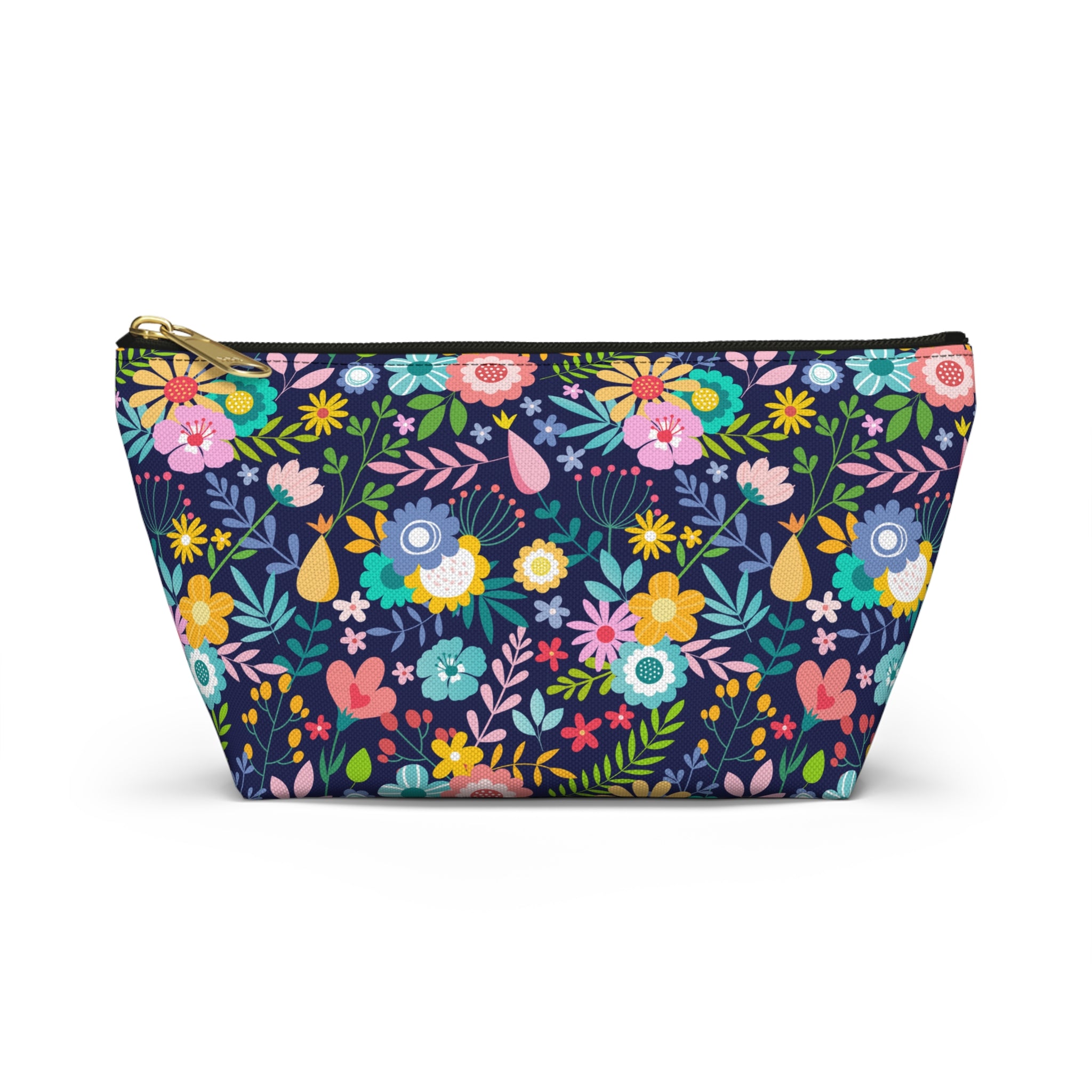 Floral Night Bouquet Cosmetic Bag