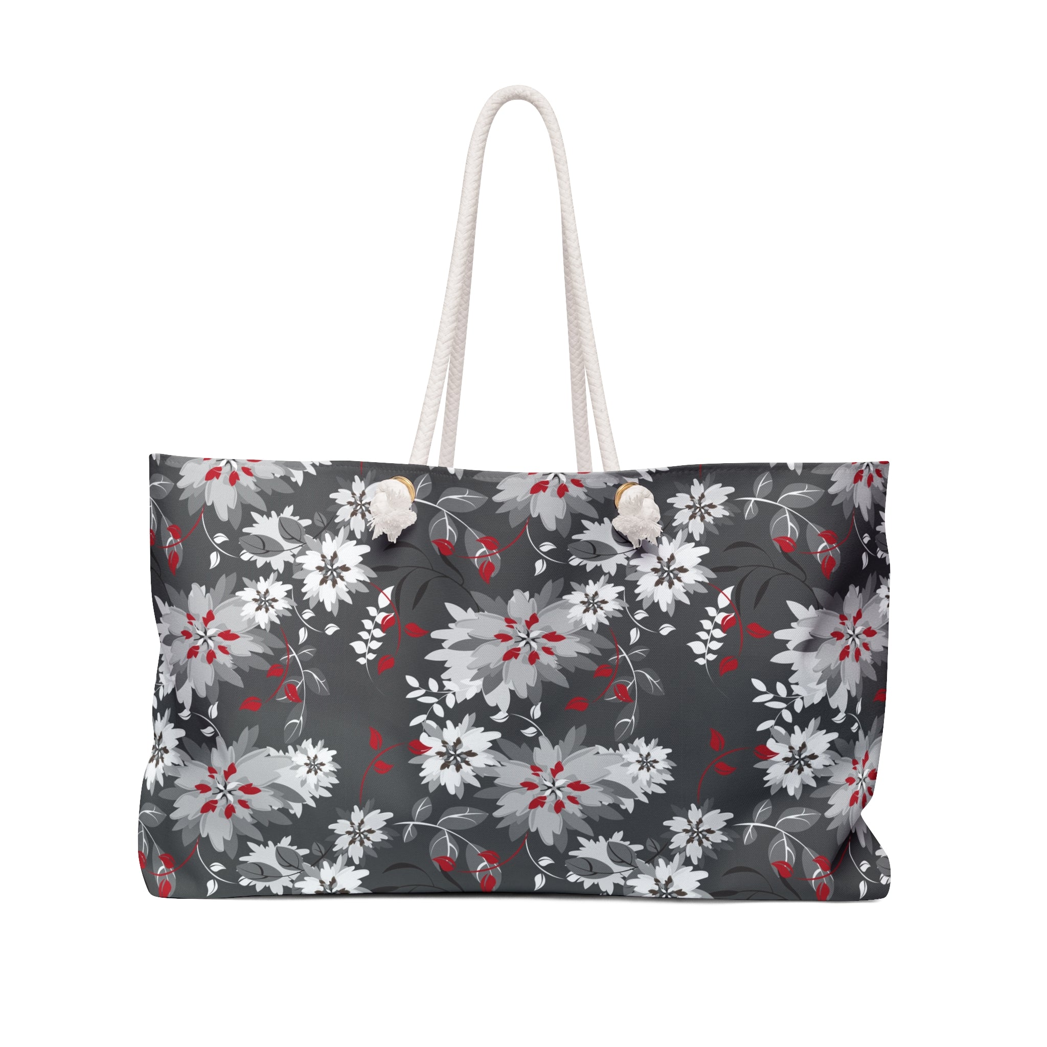Grey Gardens Floral Weekender Bag