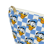 Blue Checkerboard Donald Cosmetic Bag