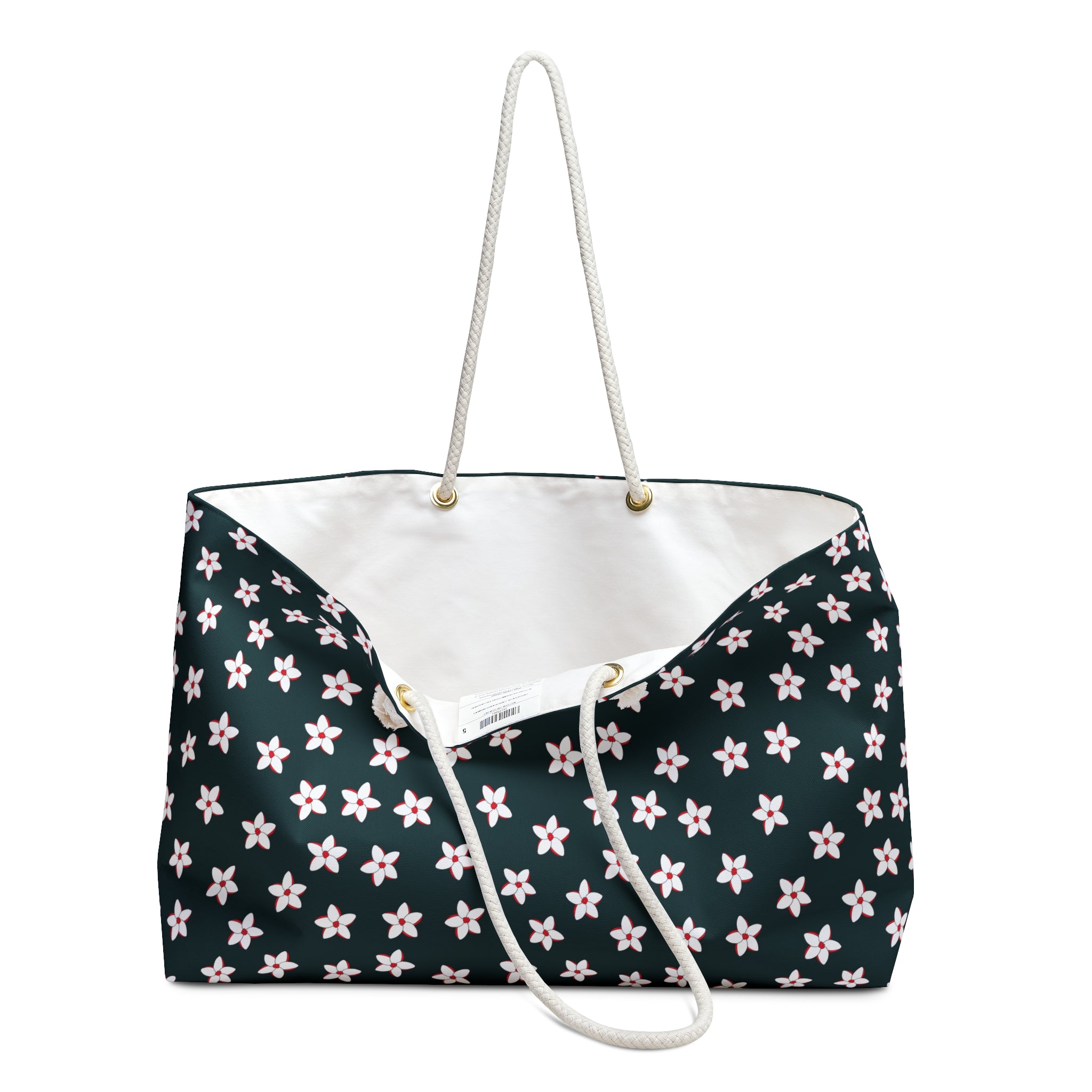 Flowering Daisies Floral Weekender Bag