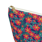 Tropical Jungle Floral Cosmetic Bag