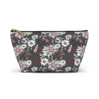 Grey Gardens Floral Cosmetic Bag