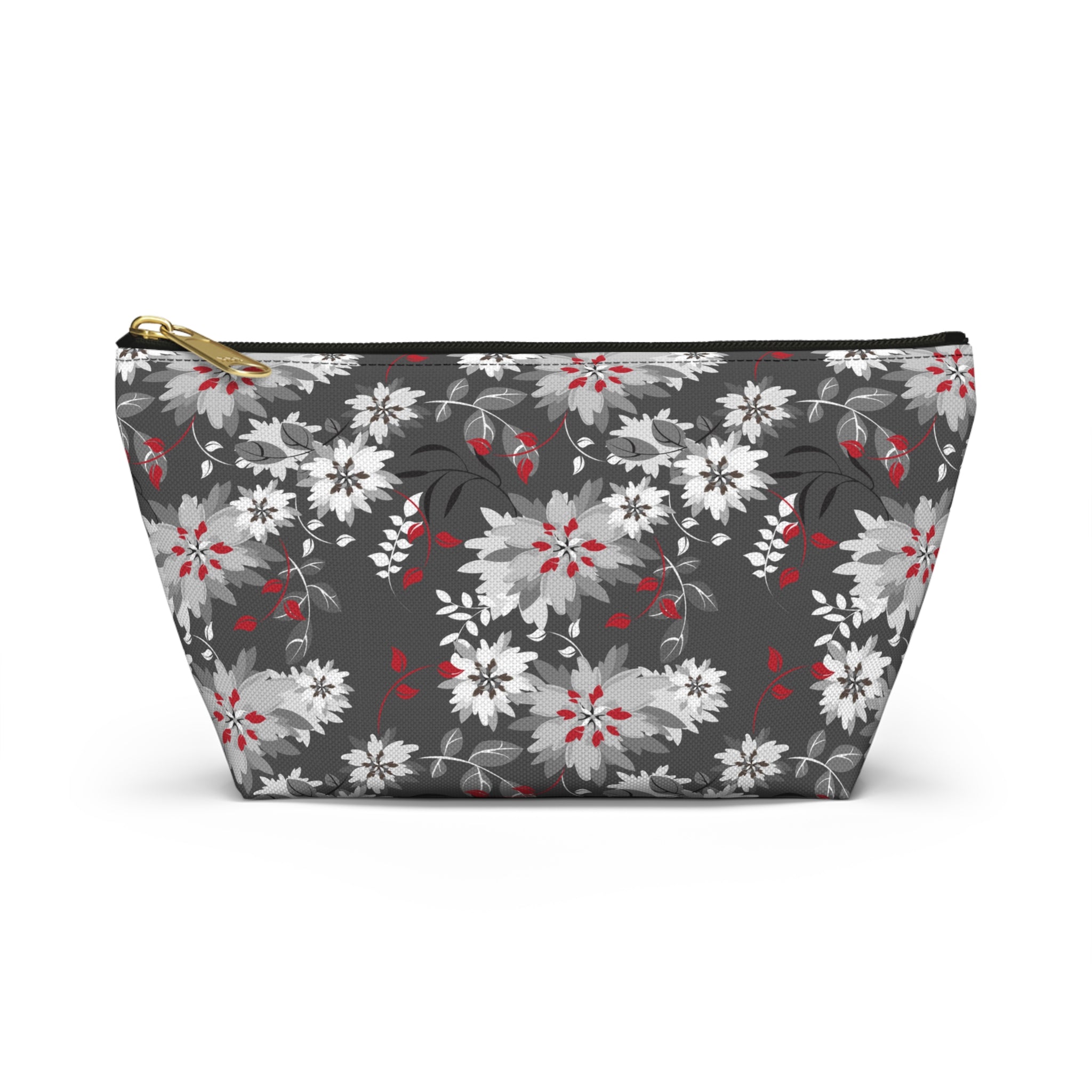 Grey Gardens Floral Cosmetic Bag