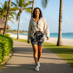 Black Landscape Floral — Image 3 UGC Beach Walk