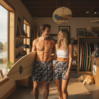Black Landscape Floral — Image 4 Surf Shop