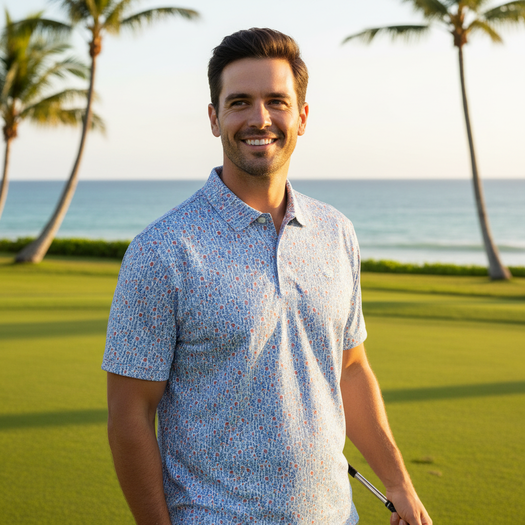 Blue Watercolor - Golf