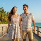 Couple Matching - Sundress + Hawaiian Shirt