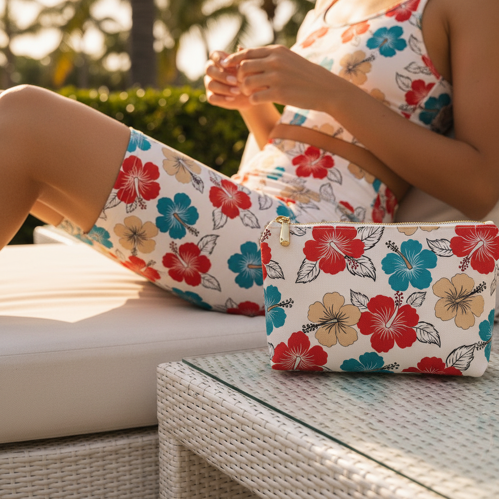 Floating Blooms — Image 4 Cosmetic Pouch Upsell