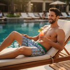 Glossy Pink Floral Lattice — Image 3 UGC Poolside