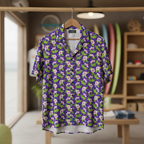 Hanger Mockup - Purple Leaf Hibiscus
