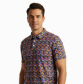 Retro Tropical Butterfly Polo Shirt