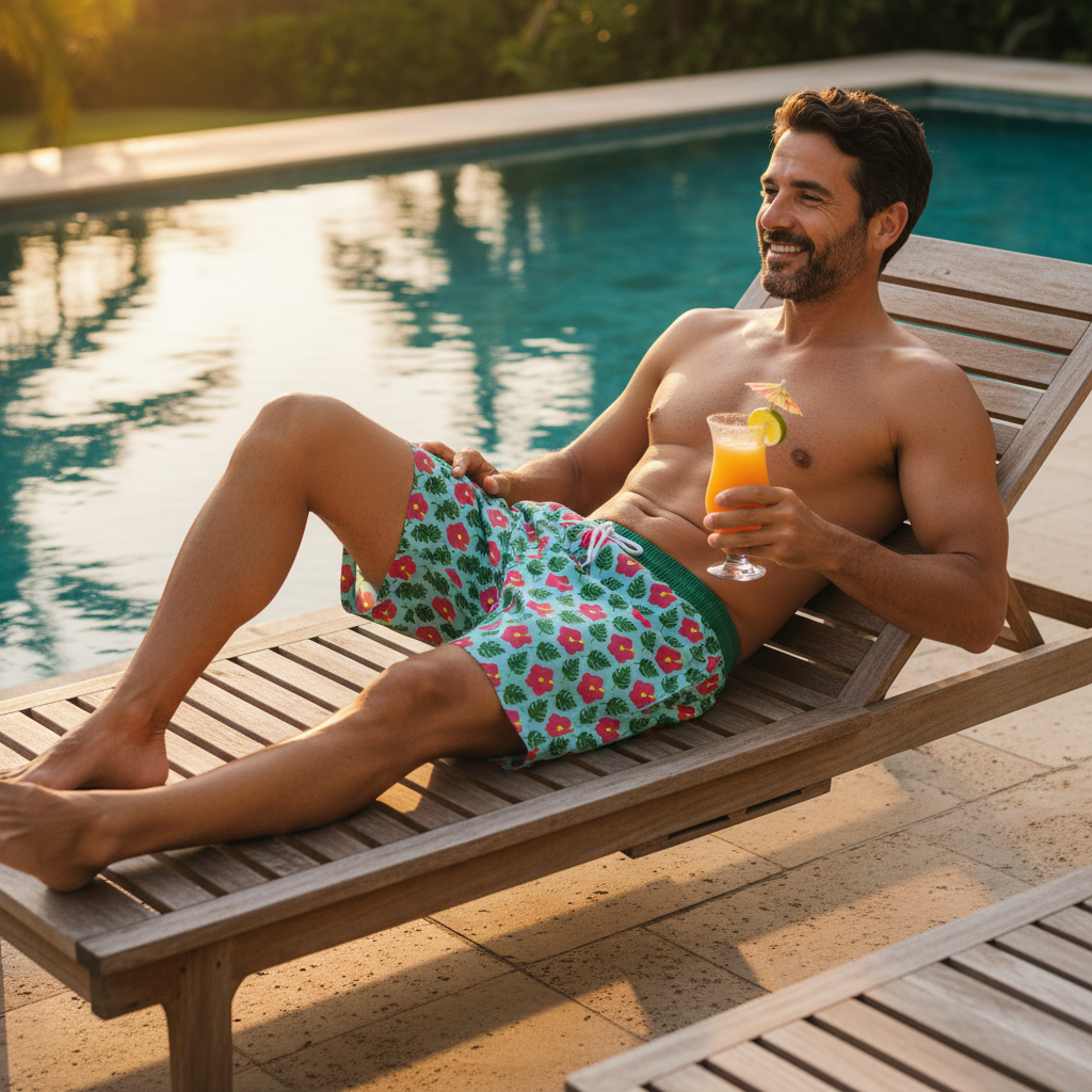 Monstera Leaf Hibiscus — Image 3 UGC Poolside
