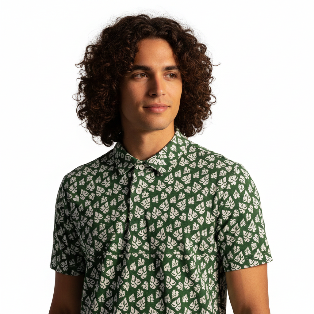 Monstera on Green - Studio