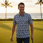 Nautical Blue Hibiscus - Golf