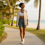 Neon Night Blooms — Image 3 UGC Beach Walk