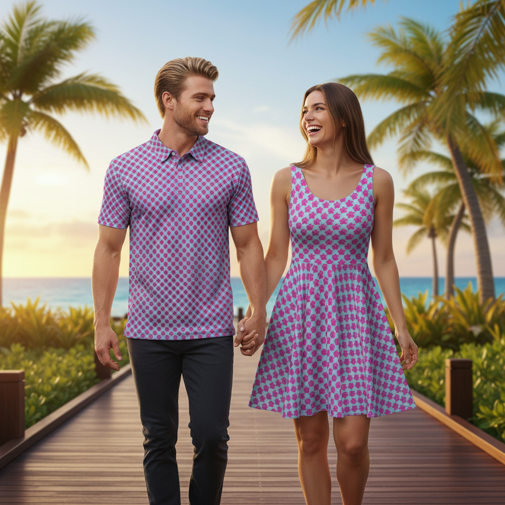 Pink Blooming Sky - Couple