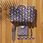 Purple Leaf Hibiscus - Flat Lay