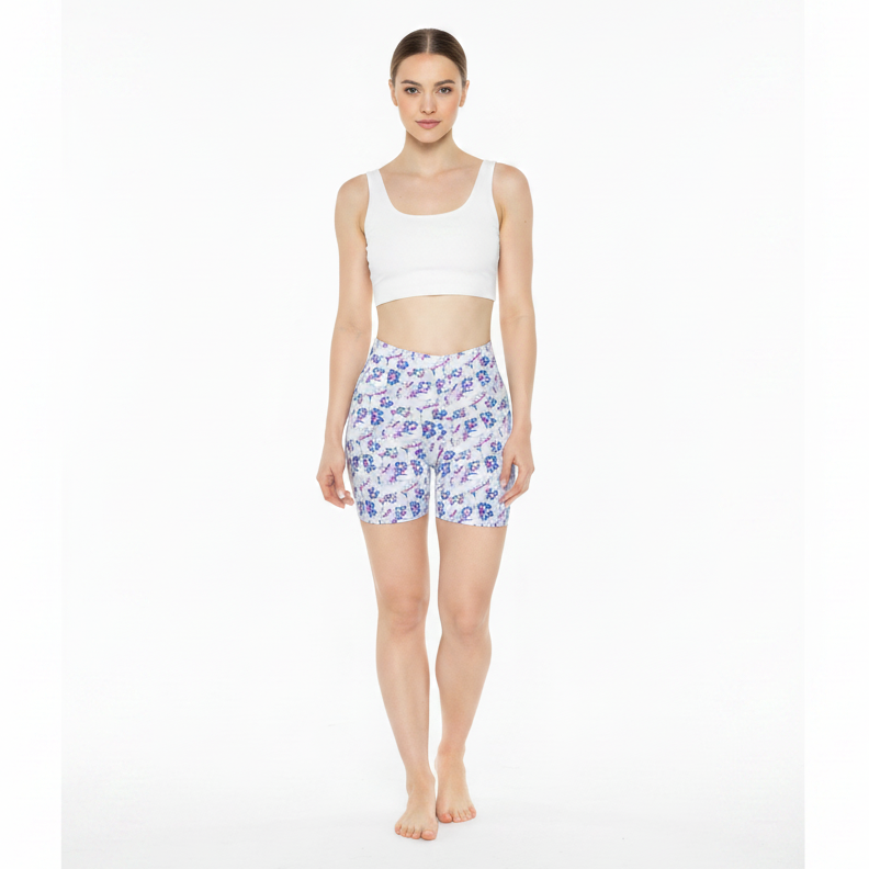 Purple Watercolor Petals — Image 1 2:3 Full Body