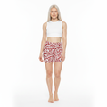 Red and White Hibiscus — Image 1 Full Body No Crop