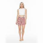 Red and White Hibiscus — Image 1 Full Body No Crop