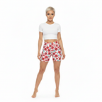 Red Daisy Floral — Image 1 Pixie Cut Blonde