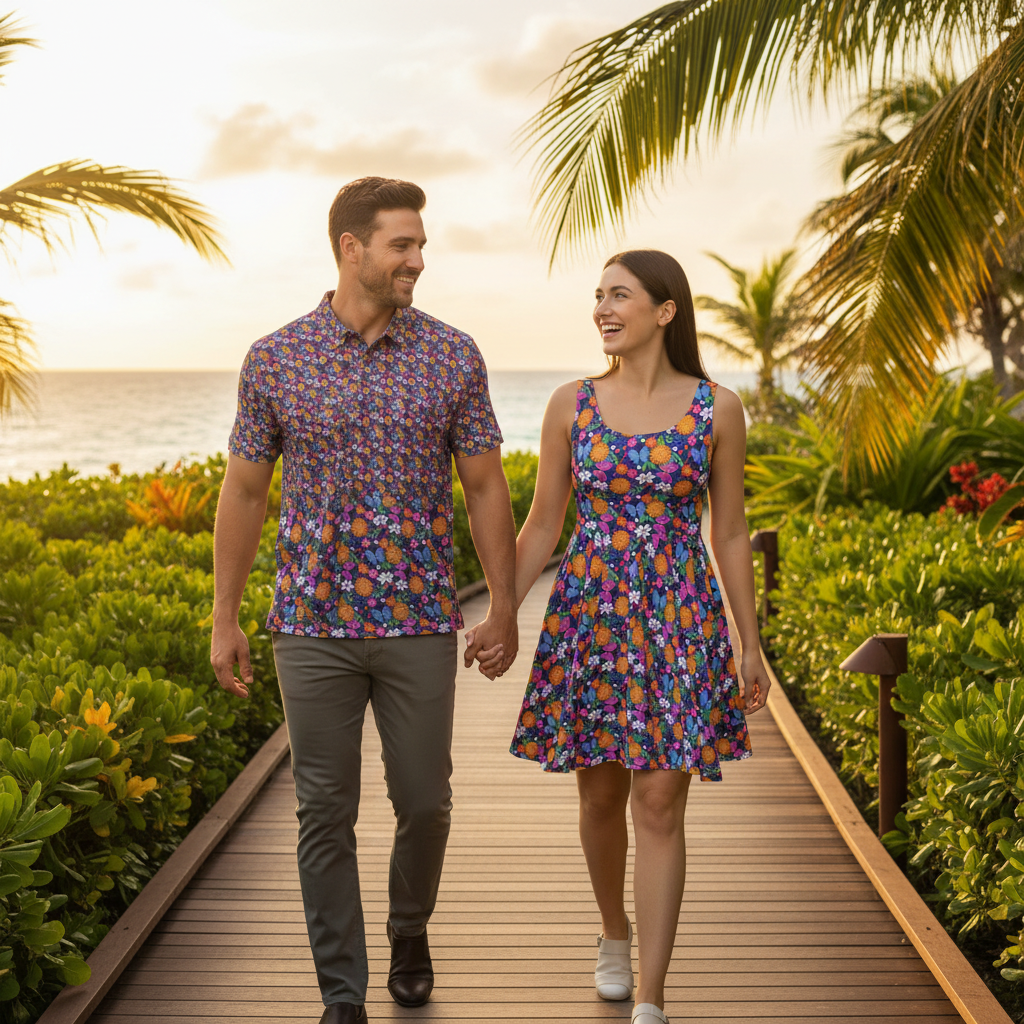 Retro Butterfly - Couple