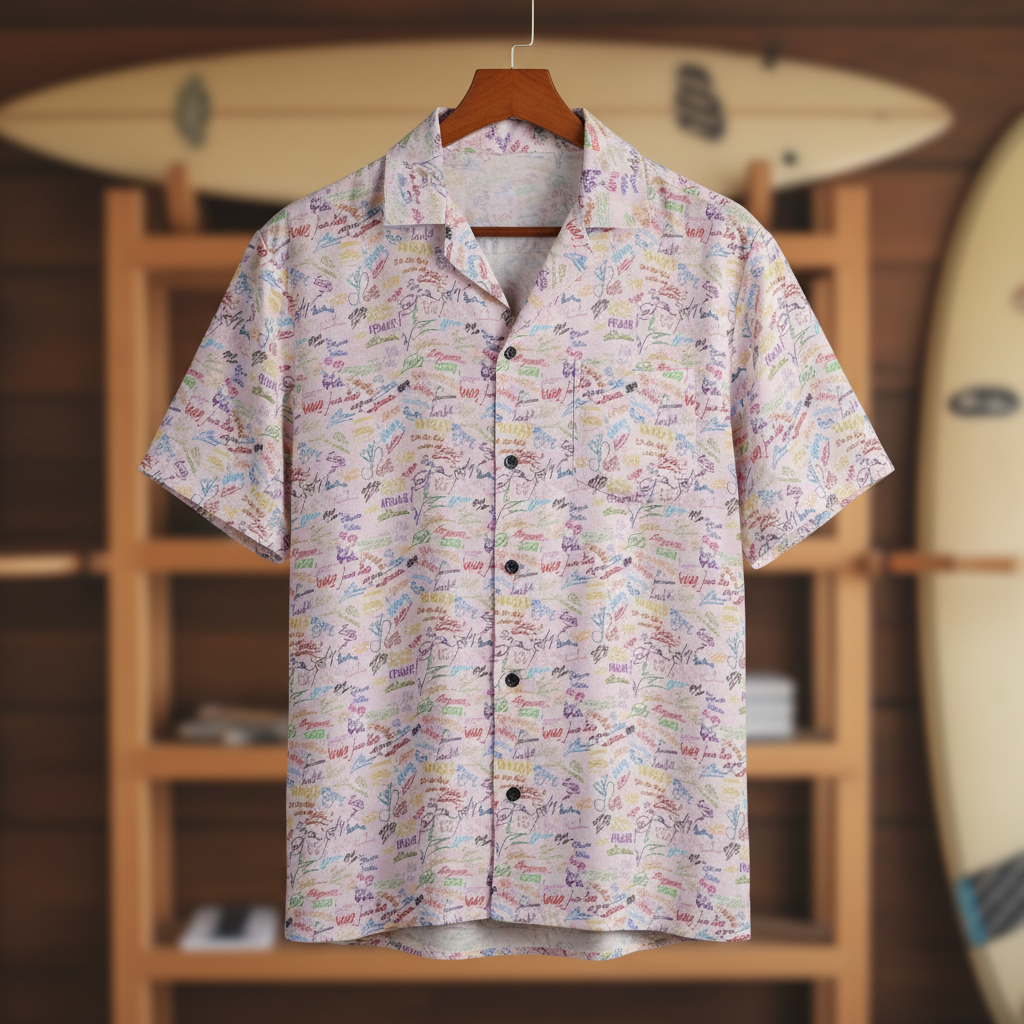 Surf shop hanger mockup