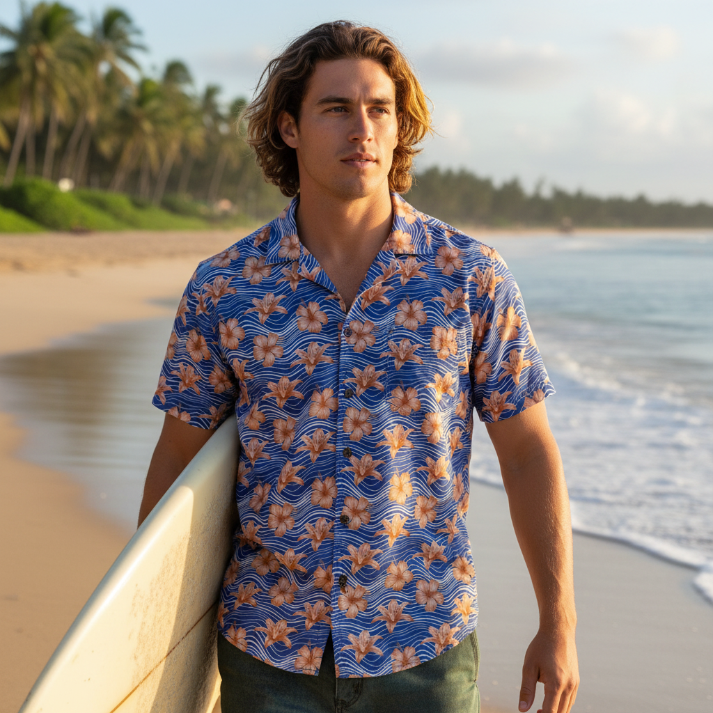 Surfboard Beach Walk Mockup