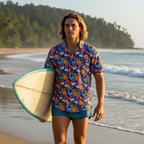 Surfboard Beach Walk Mockup