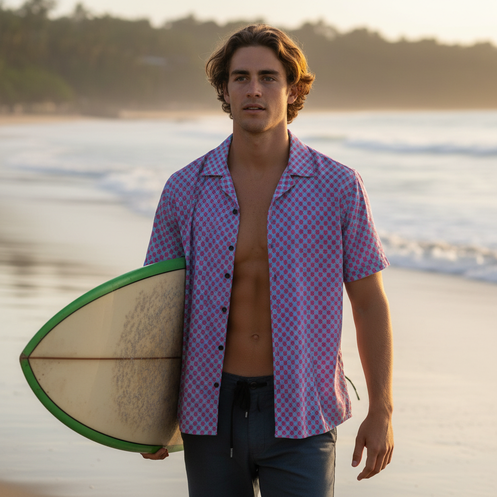 Surfboard Beach Walk Mockup