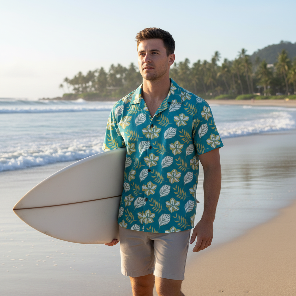 Surfboard Beach Walk Mockup
