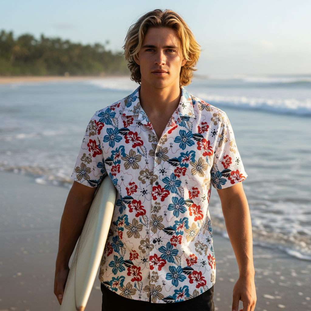 Surfboard Beach Walk Mockup