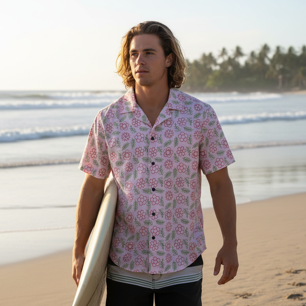 Surfboard Beach Walk Mockup