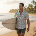 Surfboard Beach Walk Mockup