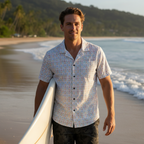 Surfboard Beach Walk Mockup