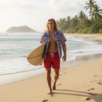 Surfboard Beach Walk