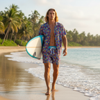 Surfboard Beach Walk