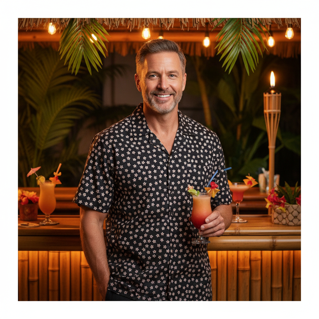 Tiki Party Mockup