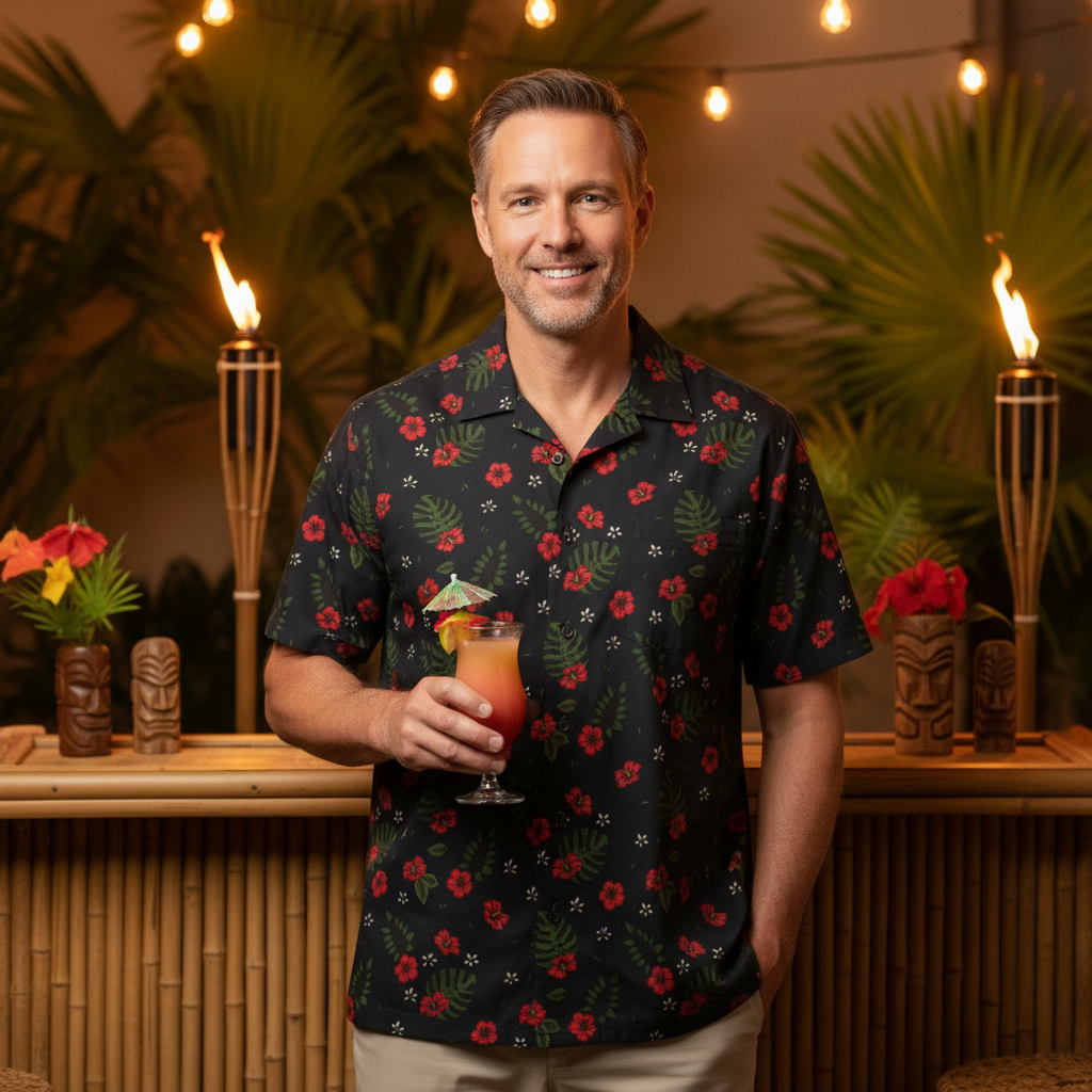 Tiki Party Mockup