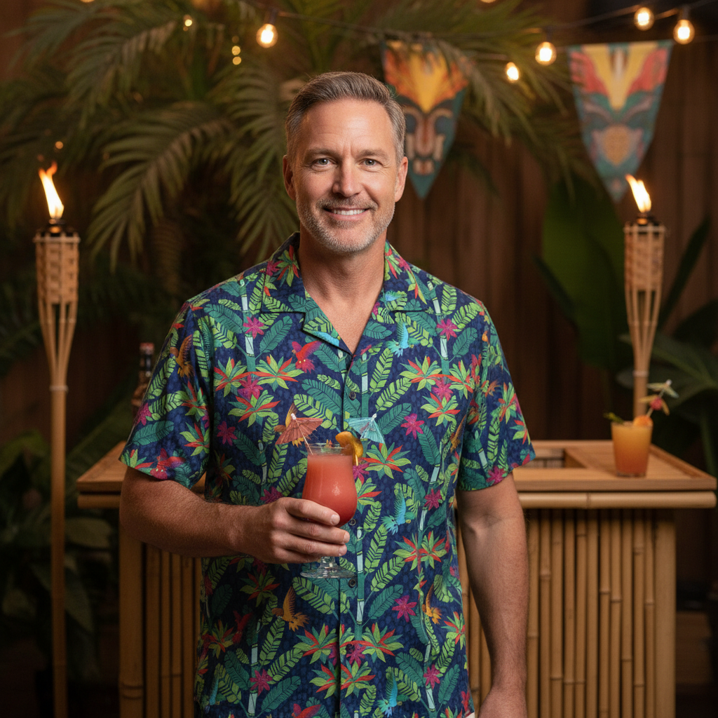 Tiki Party Mockup
