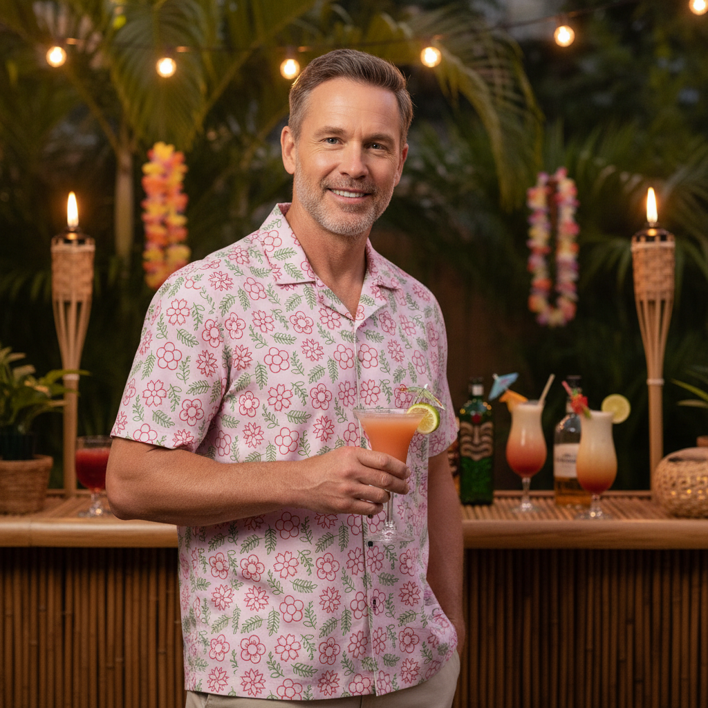 Tiki Party Mockup