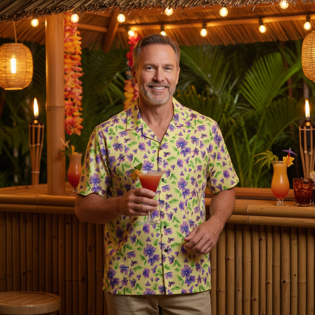 Tiki Party Mockup