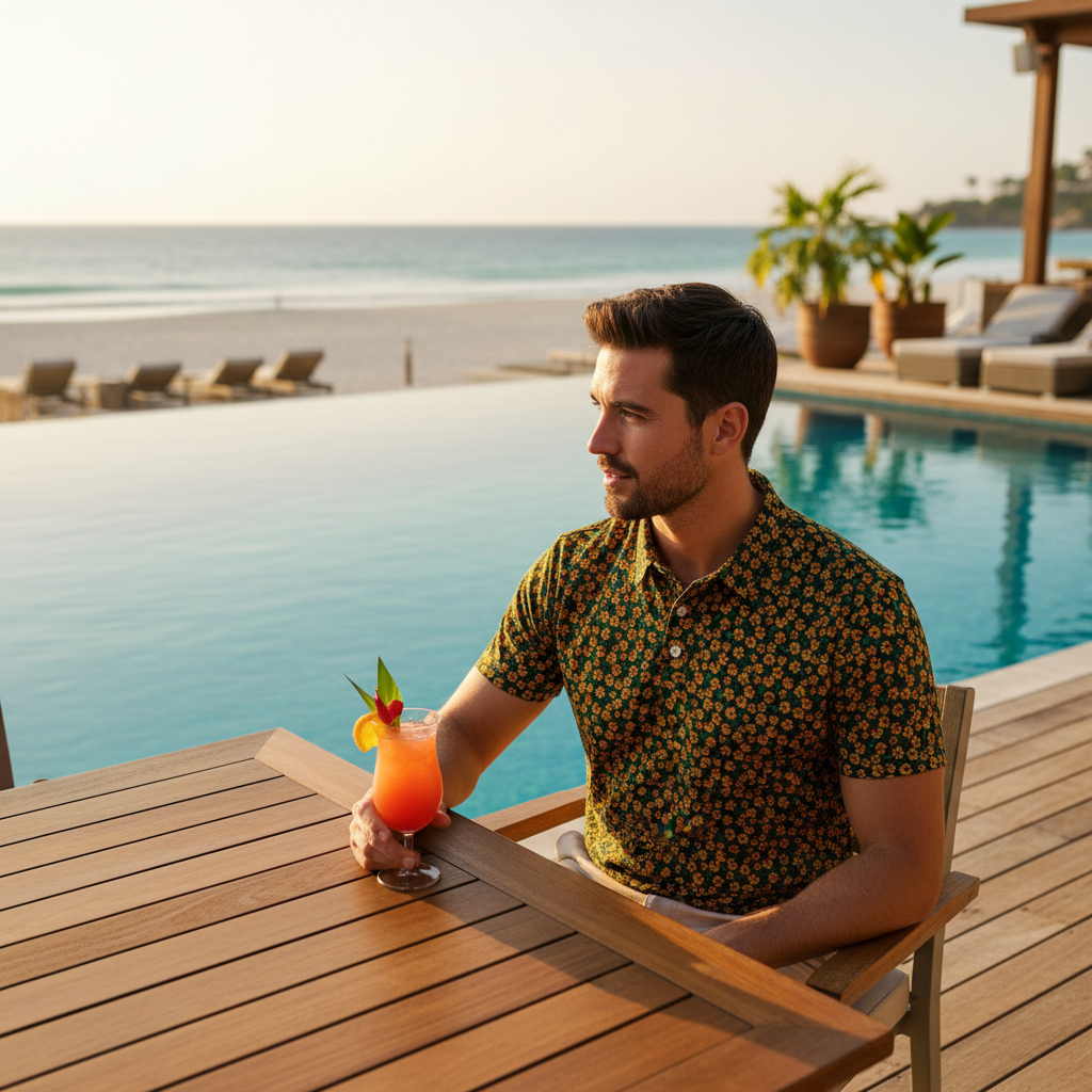Tropical Gardens on Black - Hotel Terrace