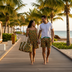 Tropical Gardens on Black — Image 2 Couples Boardwalk